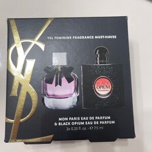 YSL Black Opium and Mon Paris Eau de Parfum Set
